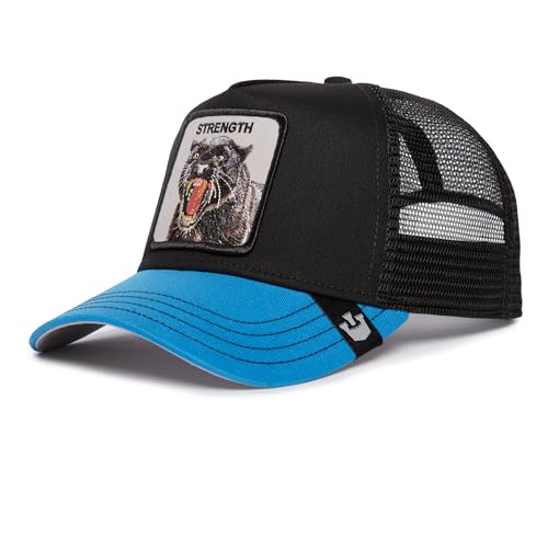Image of Goorin Bros. Trucker Hat for Men and Women, Black (The Strength Panther), One Size