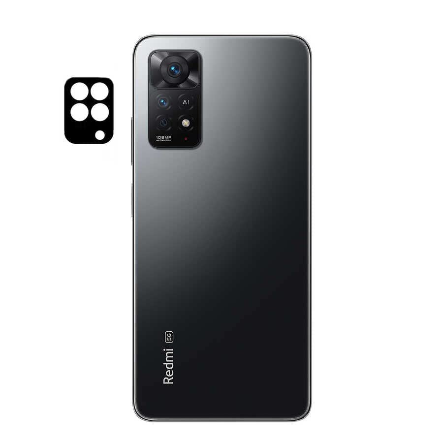 Zore Xiaomi ile uyumlu Redmi Note 11 Pro 5G 3D Kamera Camı Siyah