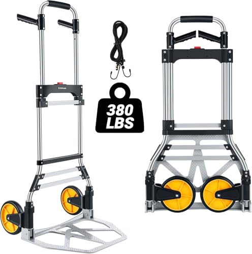 Carretilla plegable de mano YUEWO con capacidad 380 lb miniatura 1