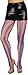 ToBeInStyle Women’s Spandex Opaque Pantyhose With Vertical Rainbow Stripes