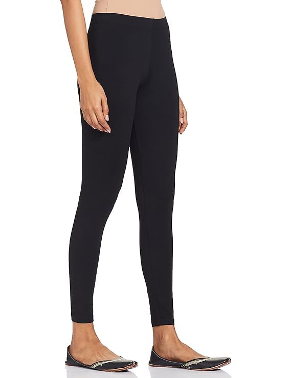 Image of Women Cotton Solid Belt Ankle Length Legging Four Way Lycra Leggings