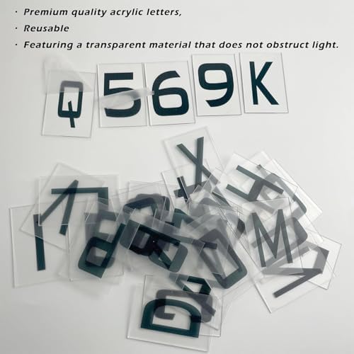 VIP Bottle Service Sign with Custom Logo, Handheld LED Letter Presenter, Acrylic Spellable Plaque, Ideal for Club, Party, Bar & Event Lighting Décor