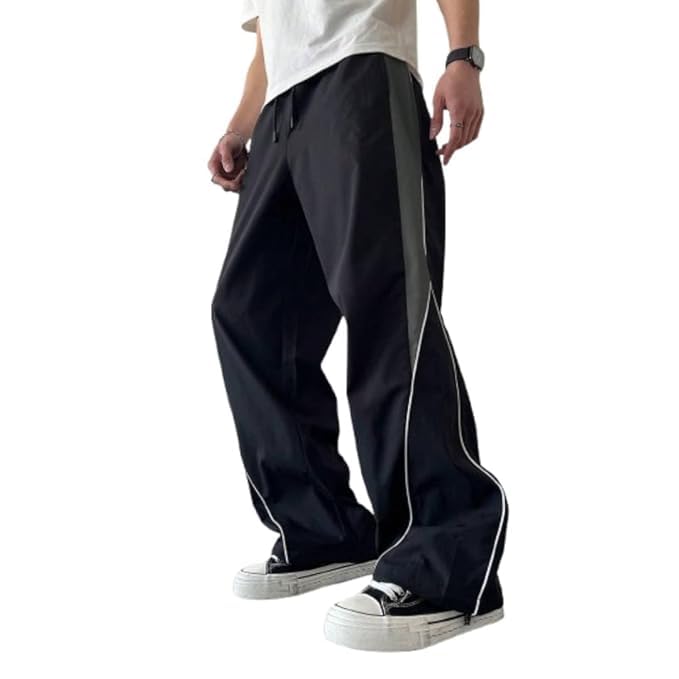 threadmile Light Fit Straight Fit Track Pant for Men | Lower for Men | Gym Trackpants Black-picture-11