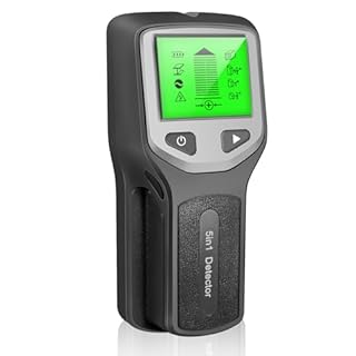 GOEDCH Rilevatore di Cavi: Rilevatore di Tubi Metallici 5 in 1, Rilevatore di Montanti Multifunzionale, Scanner di Linee Elettriche a Parete per Rilevare Legno, Metallo e Cavi Nel Muro