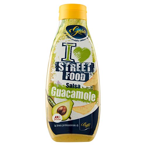 Gaia Salsa Guacamole I Love Street Food - Flacone Squeeze 800G