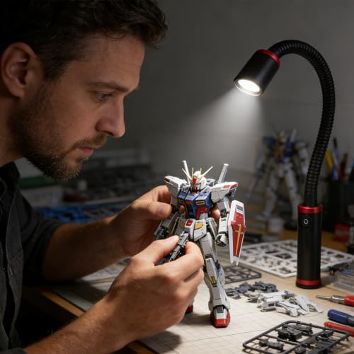 Luz LED pequeña flexible que elimina sombras en tu escritorio 2