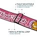 Garfield Belt, Seatbelt Buckle Belt, Garfield Heart Throb Flames Pose Valentine Pinks, 30 to 44 Inches