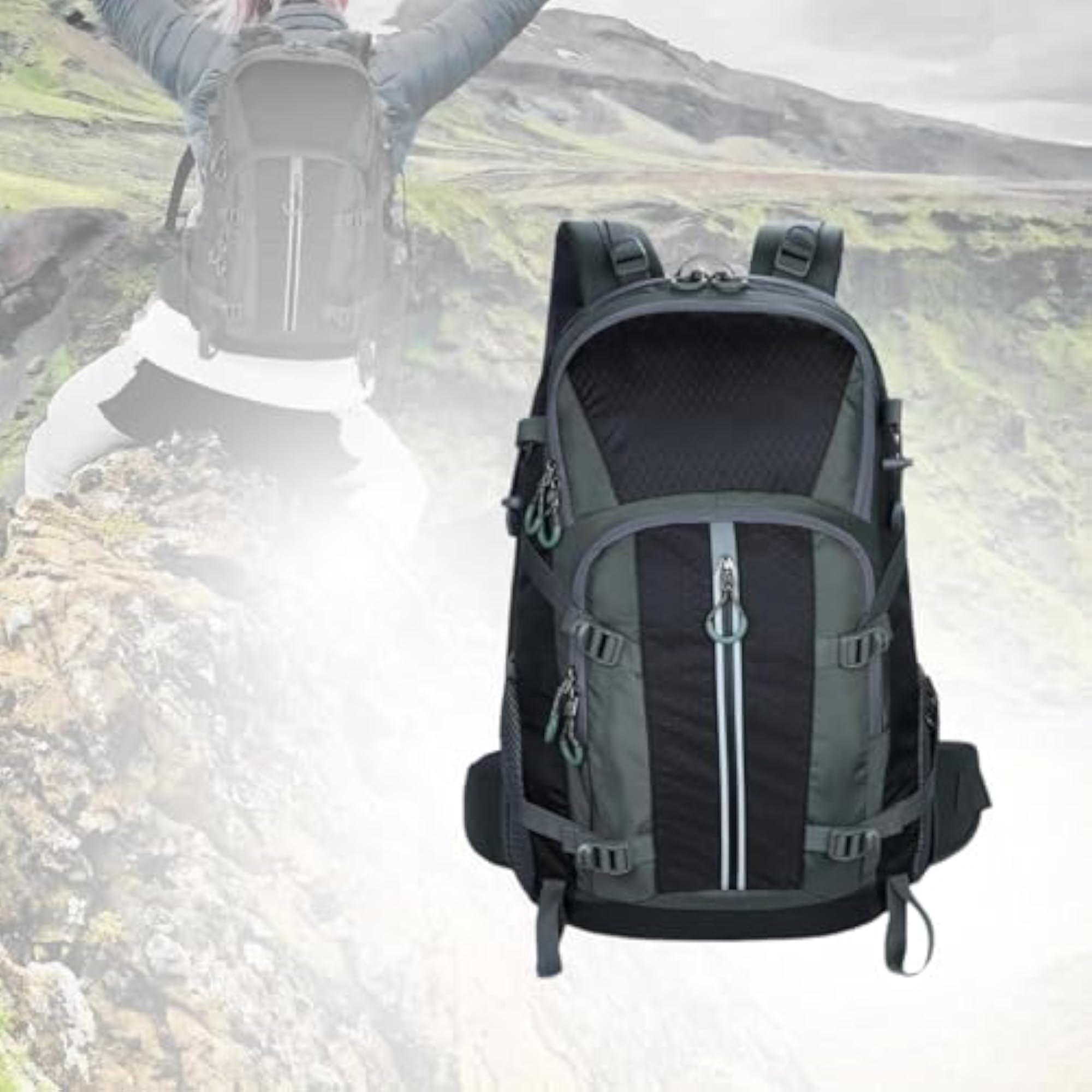 40L Climbing Backpack with Laptop Compartment for Hiking