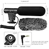 Tikysky Camera Microphone, Video Microphone for Dslr Interview Videomic Shotgun Microphones for Canon Nikon Sony Panasonic Fuji #2