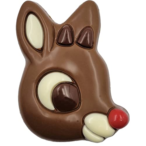 Assorted Christmas Chocolate Holiday Treats, Big Rudolph & Pals, Milk Chocolate Party Bag Fillers, Individually Wrapped, Kosher Certified Dairy, 2.5Oz Chocolate Bar (3-Pack Variety) (3-Pack Variety) #TOP4