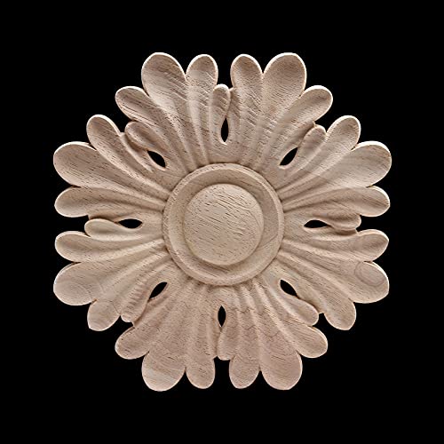 Calcomanías redondas de madera maciza ARKERO para decoración de muebles de estilo múltiple 2