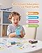 Airbition Talking Flash Cards for Toddlers 1 2 3 4 Year Olds, Montessori Language Learning with 224 Words, Pocket Speech Therapy Tools, and Speech Development Educational Playthings for Children