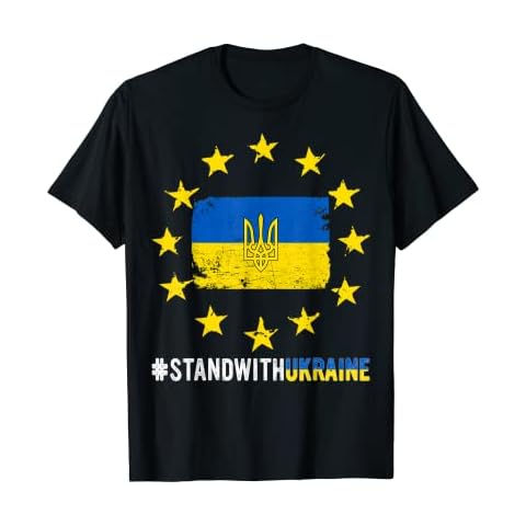 We Stand With Ukraine All Wars Matter EU-Ukraine Friendship T-Shirt Cover