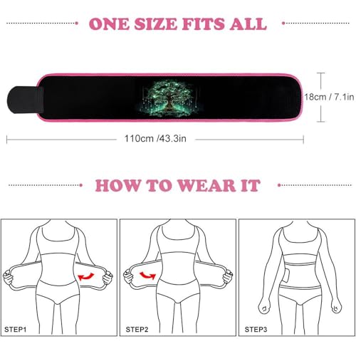 Faja reductora Waist Trainer Magical Green Tree para cintura miniatura 2