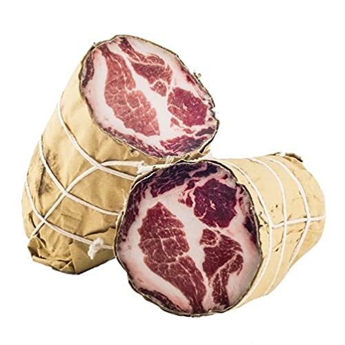 Italienische Salami Capocollo Toscano del Buttero® Gewürzt 1kg | Geschmack in der Tasche | Gourmet-Aufschnitt Cover