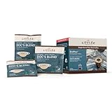 Coulée EcoPour Doc's Blend Coffee, All Paper Single Serve Pour Over Arabic Coffee, Dark Roast, Use for Camping or Traveling, Pre Filled Compostable Filters, Ready to Brew with Hot Water, Plastic Free, 10 Pack