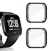 2 Pack Screen Protector Case for Fitbit Versa, Haojavo Soft TPU Slim Fit Full Cover Screen Protector Case for Fitbit Versa Smartwatch Bands Accessories