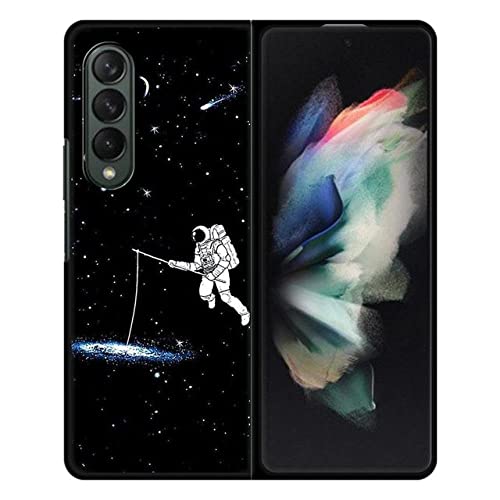 Coque Samsung Z Fold 3 PC dur noir antichoc astronaute