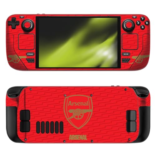 Autocollant pour Steam Deck OLED Arsenal FC - Sticker vinyle protection console Head Case Designs