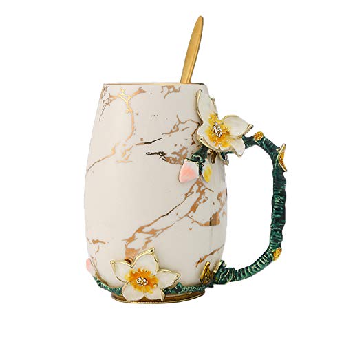 Evecase - Tasse à café en verre transparent sans plomb - Avec cuillère en acier et boîte cadeau - Cadeau personnalisé pour femme, maman, professeur, amies, anniversaire, mère, Saint-Valentin, mariage