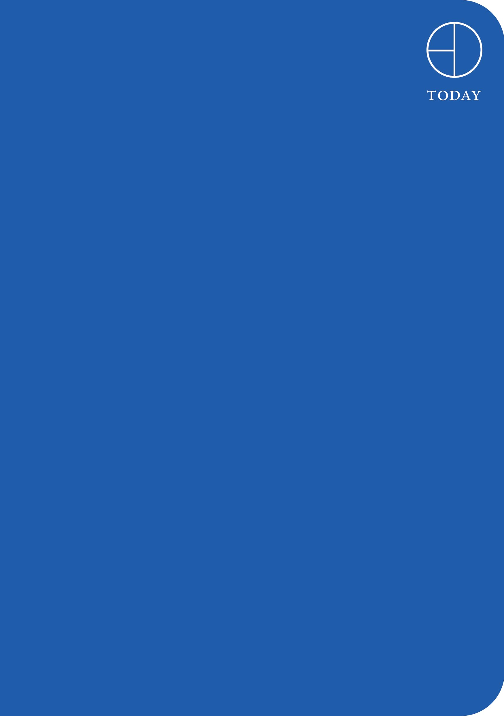 Cornflower Blue A5 Today Planner (Original Softcover Today Planners)