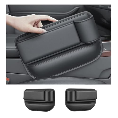 JNDPDNQL Auto-Lückenfüller-Organizer Für N&issan Titan 2013-2015 Leder Auto Stuhl Gap Organizer Aufbewahrungsbox Auto Innenraum Aufbewahrungstasche