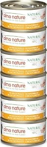 Almo Nature HFC Natural - Nassfutter für ausgewachsene Katzen - Hühnerbrust - Human Grade, Glutenfrei & Monoprotein - 6 x 70g