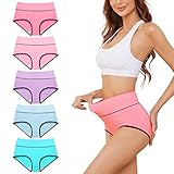 Migbean high Waisted Underwear for Women - Womens Underwear,Panties for Women,Plus Size Underwear fo