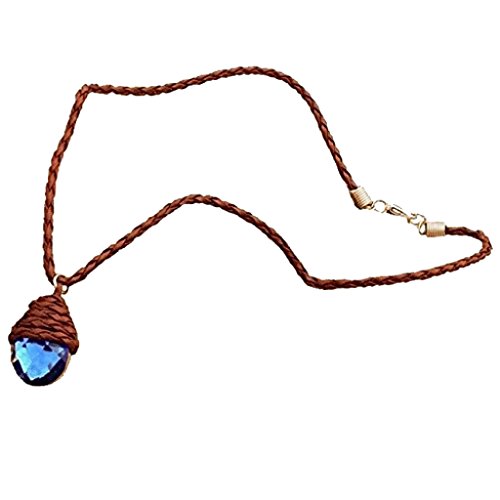 Collier officiel avec pendentif en cristal bleu Les sirènes de Mako Saison 3