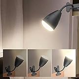 【Batterie mit großer Kapazität, Langlebige Laufzeit】Leselampe Buch Klemme hat einen eingebauten 4400mAh-Akku und kann mit einer oder Computer durch einen beliebigen USB-Anschluss eingesetzt werden.kann zu 60 Stunden ununterbrochene Beleuchtungszeit bereitstellen.