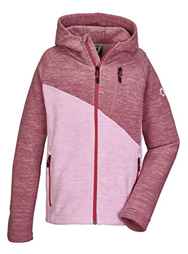 Killtec Mädchen Fleecejacke mit Kapuze KOS 202 GRLS FLC JCKT; rosenholz,...