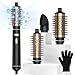 Rotating Hair Dryer Brush,3 in 1 Rotating Hot Air Brush with Detachable Brush(2