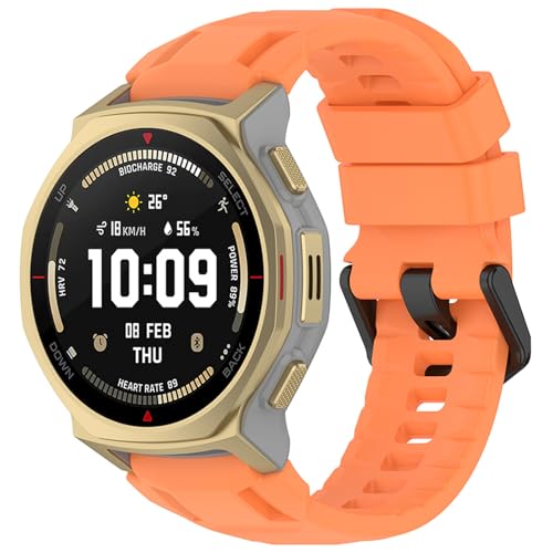 [LICHIFIT] for Amazfit T-Rex3Pro 44MM�p�o���h �x���g �ւ��o���h �V���R���� �_�炩�� �ʋC�� �ϋv�� �X�|�[�c�o���h �A�N�Z�T���[(�I�����W)