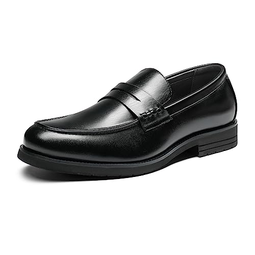 Bruno Marc Men’s Dress Slip-on Penny Loafers Business Formal Shoes