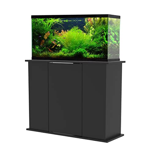Aquatic Fundamentals, 30/38/45 Gallon Wood Aquarium Stand, 37.37" L x 13.12" W, Black