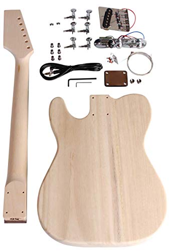 Beaton DIY-TL-12 Guitare électrique à monter soi-même - Les Beatles, Paul McCartney, John Lennon, RIngo Starr, George Harrison Beaton DIY-TL-12 Guitare électrique à monter soi-même – Image 3