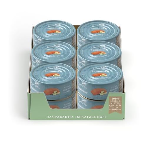 TERRA FELIS Lachs, Mono-Protein Nassfutter, 12x80g I Premium Katzennahrung in 100% Lebensmittelqualität Aller Rohstoffe I Hohe Akzeptanz, 90% Fleischanteil, getreidefrei I Alleinfuttermittel