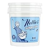 Nellie's Laundry Soda - Concentrated Laundry Detergent Powder - 1,100 Load - Fragrance-Free, Non-Toxic &amp; Septic Safe - Dissolves Quickly &amp; Rinses Residue-Free (Made in Canada)