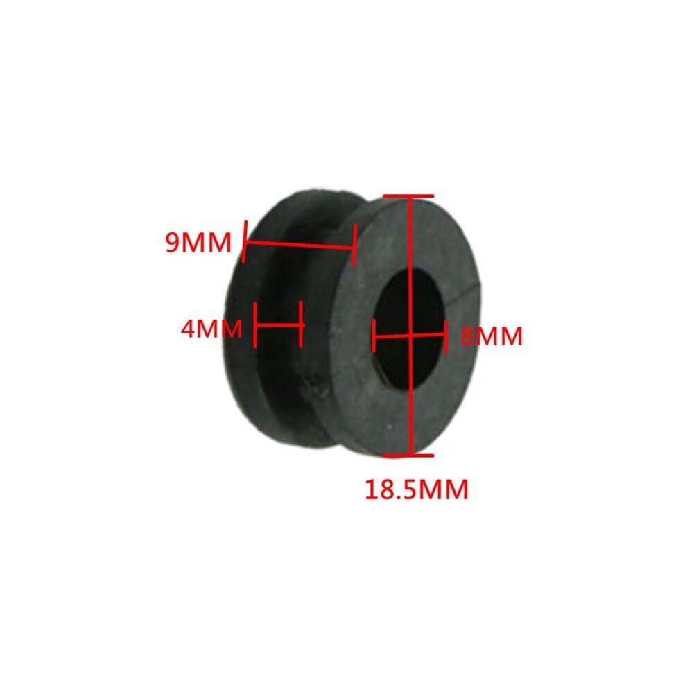 Rondelles En Caoutchouc De Moto, 10 Pièces œillets En Caoutchouc De Carénage De Moto