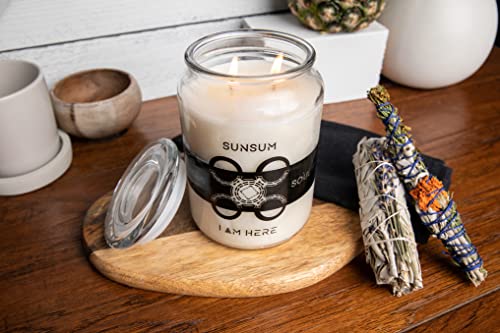 Sunsum, No. 0 - Soul, Pineapple, Sage, White Tea, Apothecary Candle Jar, 26 Oz #TOP5