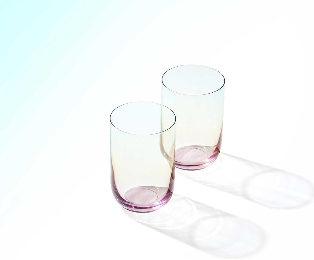 like. by Villeroy & Boch Like Pearl Highball Tumbler, Set of 2, Crystal Glass with Pearl Coloring Effect, 10.25 oz