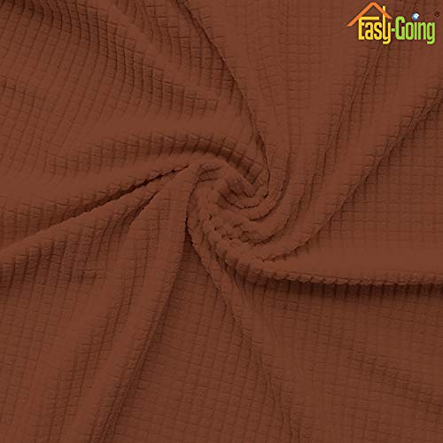Image of Easy-Going Stretch 1 Piece Loveseat Couch Cushion Cover for Sofa