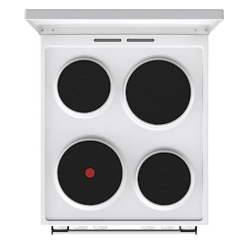 Foto von Gorenje GE5A23WH Standherd, 74 Liter, PerfectGrill, Pizza Mode 300°C, AquaClean, Made in Europe, weiß