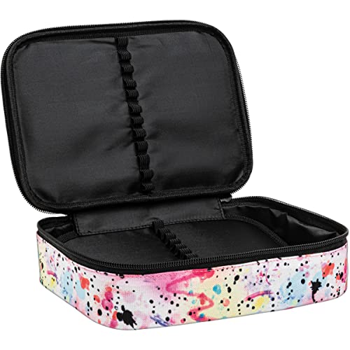 Estojo Box Académie Splashes Branco - Tilibra