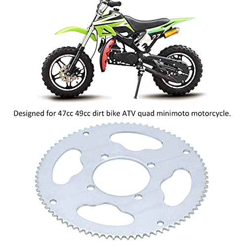 Roda Dentada de Corrente Traseira, 54mm 80 Dentes 25H Roda Dentada de Corrente Traseira para Motocic