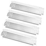 Barbqtime Grill Heat Plates Replacement Parts for Nexgrill, Stainless Steel Heat Tents for Home Depot Nexgrill 4 Burner Gas Grill, 14.6' Flame Cover Replacement Parts for Nexgrill 720-0830H