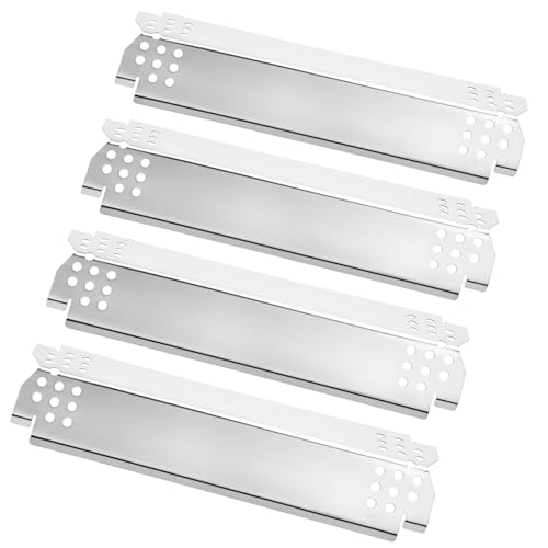 Barbqtime Grill Heat Plates Replacement Parts for Nexgrill, Stainless Steel Heat Tents for Home Depot Nexgrill 4 Burner Gas Grill, 14.6" Flame Cover Replacement Parts for Nexgrill 720-0830H by Barbqtime - Used condition - US$17.95