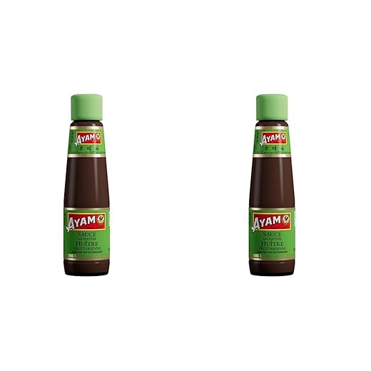 AYAM, Oyster Flavored Sauce - Vegetarian, Certified Gluten Free, Non-GMO, MSG Free - 210ml (Pack of 2)