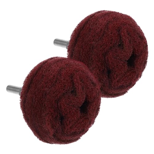 ULTECHNOVO 2pcs Drill Polishing Kit Abrasive Buffing Wheel and Cleaning Attachments for Efficient Preparation and Removal Suitable for Power Tools and Industries