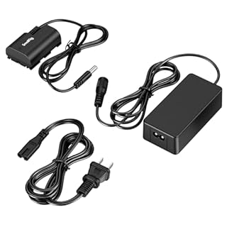 SmallRig LP-E6NH Dummy Battery Power Supply Adapter Kit for Canon R6 Mark III/II, R5, R5 C, R6, R7, R, 5D Mark II/III/IV, 6D, 6DMark II, 7D, 7DMark II, 60D, 60Da, 70D, 80D, 90D, XC10, XC15 Cameras